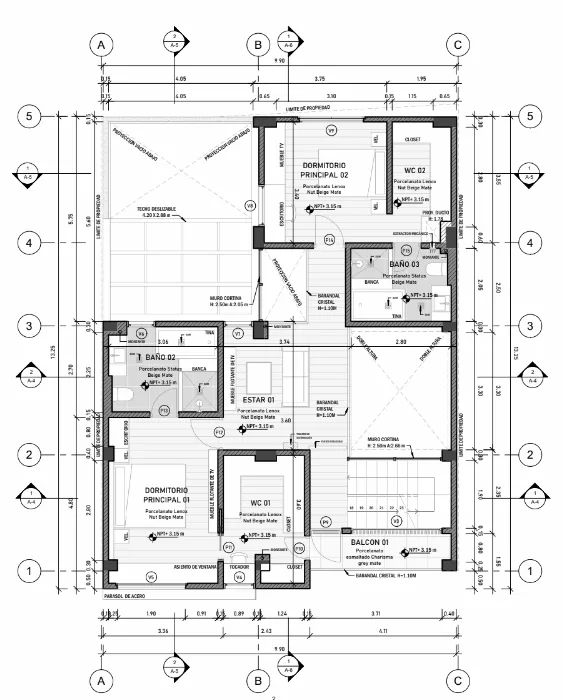 Planta 3 · Proyecto López