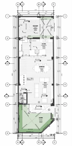 Planta 1 · Proyecto Padilla