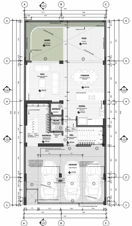 Planta 1 · Proyecto Huamán